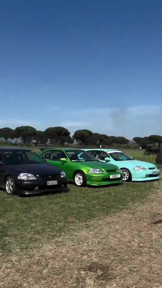 Civic on the road